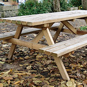 Table de Pique Nique en Bois FORET